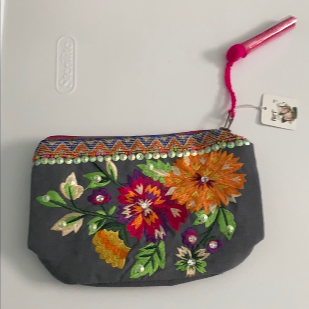 Floral Cosmetic Bag